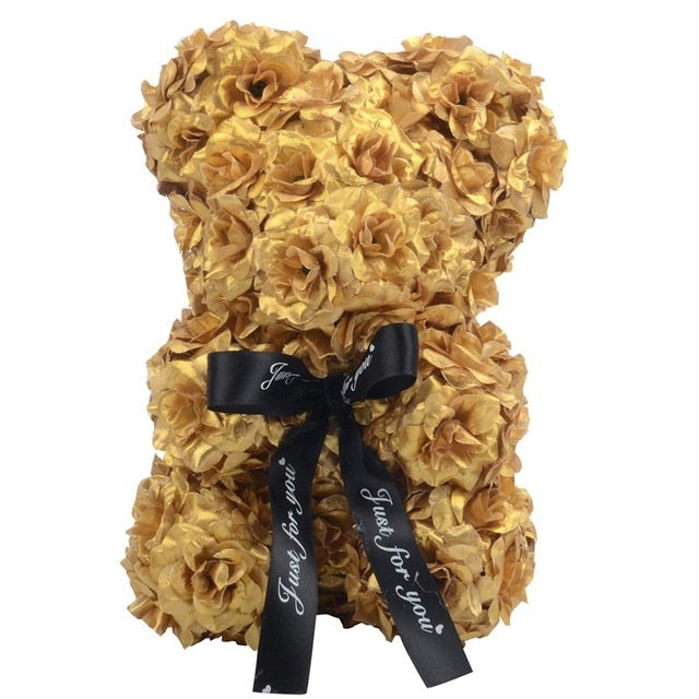 Gold rose store bear